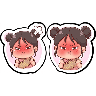 สติกเกอร์โกรธ